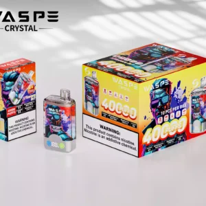 Trendiv herilane Crystal 40000 Puffs ühekordselt kasutatav vape 32ml E vedelik 850 mAh akuga 0 2 5 Nikotiin saadaval hulgimüügiks kasutatav Vape Direct tehase ost