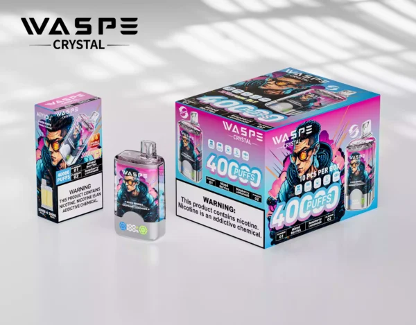 Trendiv herilane Crystal 40000 Puffs ühekordselt kasutatav vape 32ml E vedelik 850 mAh akuga 0 2 5 Nikotiin on saadaval hulgimüügiks kasutatav vape otse tehase ost