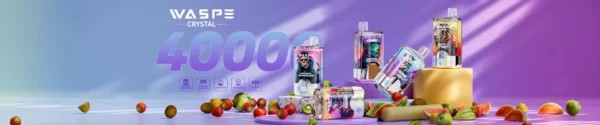 Trendiv herilane Crystal 40000 Puffs ühekordselt kasutatav vape 32ml E vedelik 850 mAh akuga 0 2 5 Nikotiin on saadaval hulgimüügiks kasutatav Vape Direct Factory ost 43