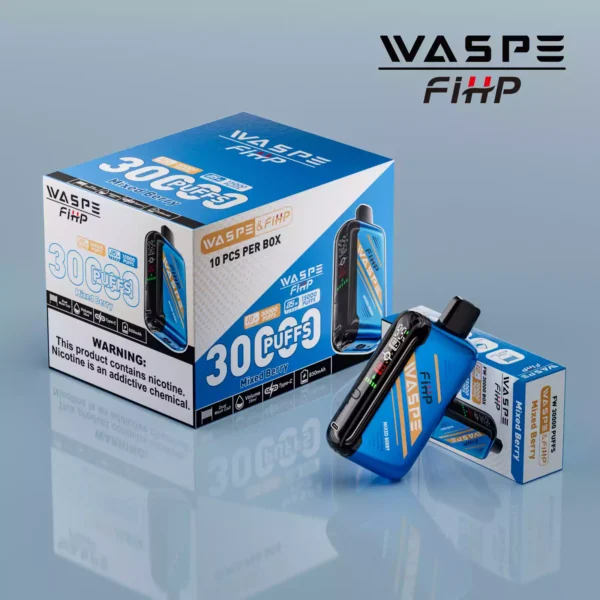 Värde för pengarna waspe fw 30000 puffs engångsvape med 0 procent 2 procent 5 procent nikotin 850 mAh batteri 28 ml eliquid justerbar luftflöde direkt fabrik grossist 1