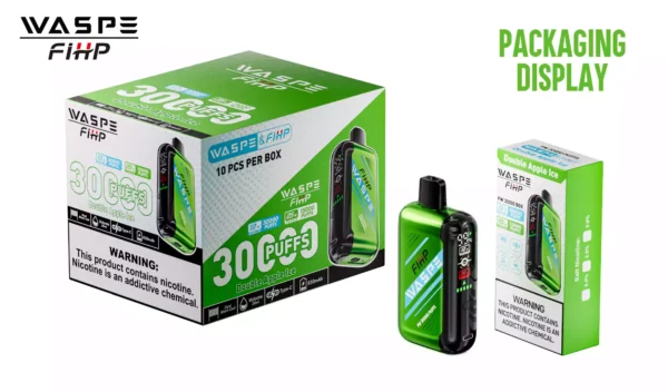 Värde för pengarna waspe fw 30000 puffs engångsvape med 0 procent 2 procent 5 procent nikotin 850 mAh batteri 28 ml eliquid justerbar luftflöde direkt fabrik grossist 11