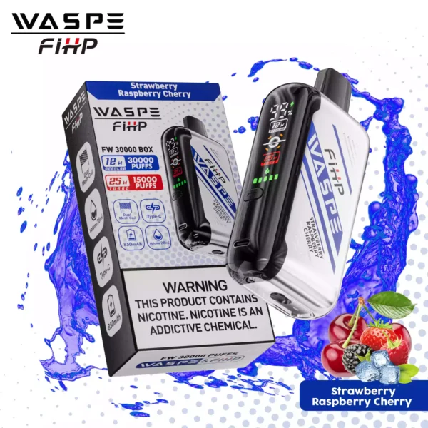 Värde för pengarna waspe fw 30000 puffs engångsvape med 0 procent 2 procent 5 procent nikotin 850 mAh batteri 28 ml eliquid justerbar luftflöde direkt fabrik grossist 17