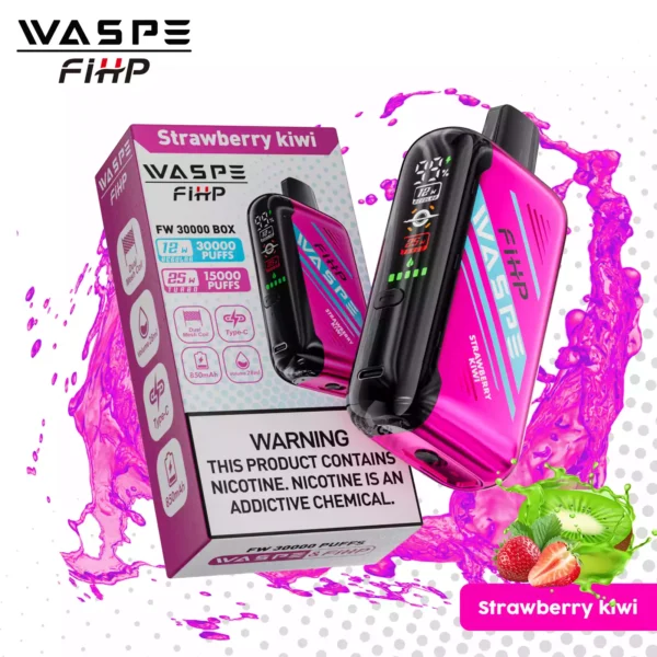 Värde för pengarna waspe fw 30000 puffs engångsvape med 0 procent 2 procent 5 procent nikotin 850 mAh batteri 28 ml eliquid justerbar luftflöde direkt fabrik grossist 23