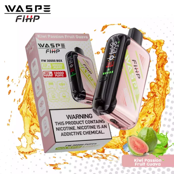 Värde för pengarna waspe fw 30000 puffs engångsvape med 0 procent 2 procent 5 procent nikotin 850 mAh batteri 28 ml eliquid justerbar luftflöde direkt fabrik grossist 34