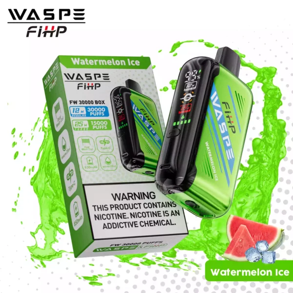 Värde för pengarna waspe fw 30000 puffs engångsvape med 0 procent 2 procent 5 procent nikotin 850 mAh batteri 28 ml eliquid justerbar luftflöde direkt fabrik grossist 42