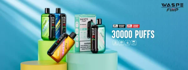 Value For Money WASPE FW 30000 PUFFS Disposable Vape With 0 Percent 2 Percent 5 Percent Nicotine 850mAh Battery 28ml ELiquid Adjustable Airflow Direct Factory Wholesale 47