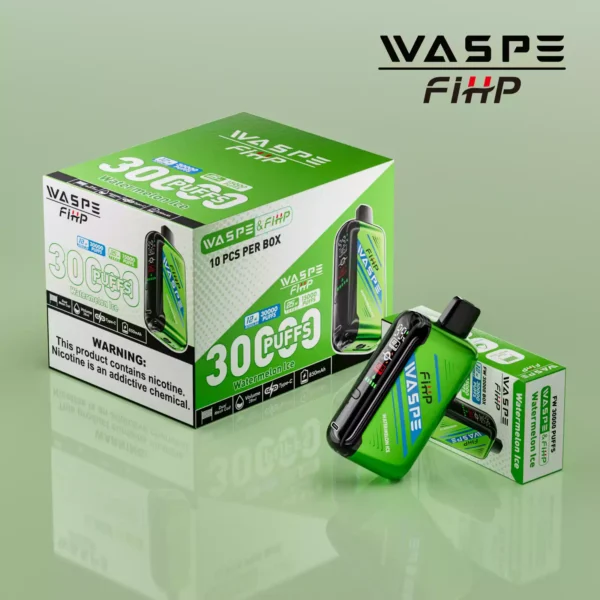 Värde för pengarna waspe fw 30000 puffs engångsvape med 0 procent 2 procent 5 procent nikotin 850 mAh batteri 28 ml eliquid justerbar luftflöde direkt fabrik grossist 8