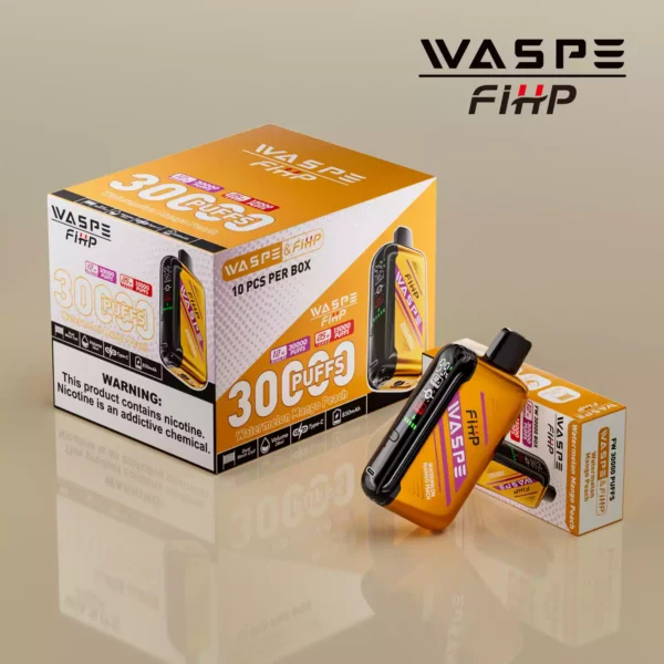 Värde för pengarna waspe fw 30000 puffs engångsvape med 0 procent 2 procent 5 procent nikotin 850 mAh batteri 28 ml eliquid justerbar luftflöde direkt fabrik grossist 9