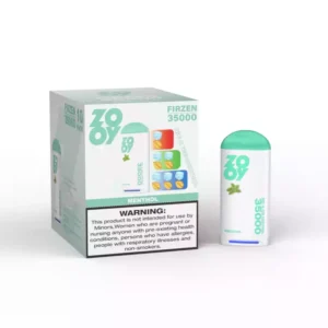 Best Selling Zooy Firzen 35000 Puffs Disposable Vape With 650mAh Battery 10 Plus 10 Dual Mesh Coil Three Color RGB Light Adjustable Ice And Nicotine Levels Type C Rechargeable Wholesale 51