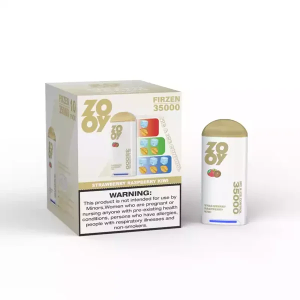 Best Selling Zooy Firzen 35000 Puffs Disposable Vape With 650mAh Battery 10 Plus 10 Dual Mesh Coil Three Color RGB Light Adjustable Ice And Nicotine Levels Type C Rechargeable Wholesale 6