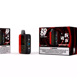 Exceptional ZOOY STARS 30000 Puffs Disposable Vape with TYPE C Rechargeable and Dual Mesh Coil for Wholesale Orders 11