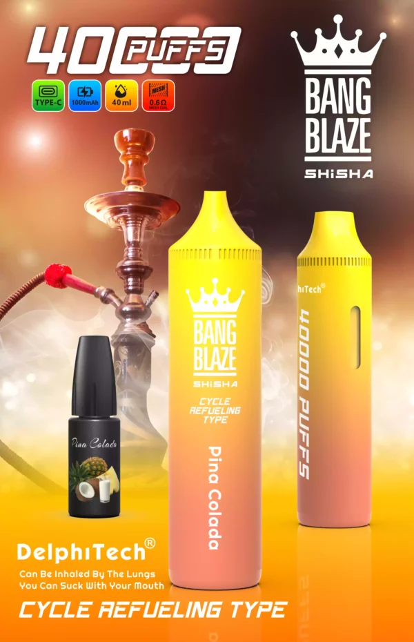 Exclusive Bang Blaze 40000 BK40 Disposable Vape 0 2 5 Nicotine 40ml E liquid and Rechargeable Battery Wholesale Bulk Purchase 3 scaled