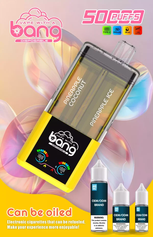 Hot Selling BANG 12 Flavors B50K Disposable Vape Wiht 0 2 3 5 Nicotine 36ml E Liquid 650mAh Battery Wholesale Supplier 11 scaled