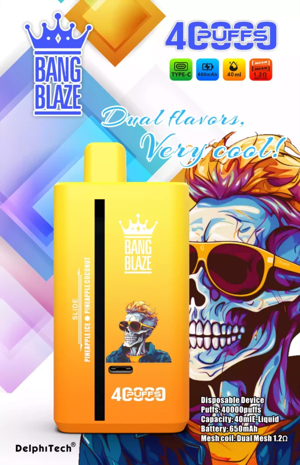 New Bang Blaze 40000 Bk40s Disposable Vape With 0 2 3 5 Nicotine And Adjustable Airflow Wholesale Options Available 6 scaled