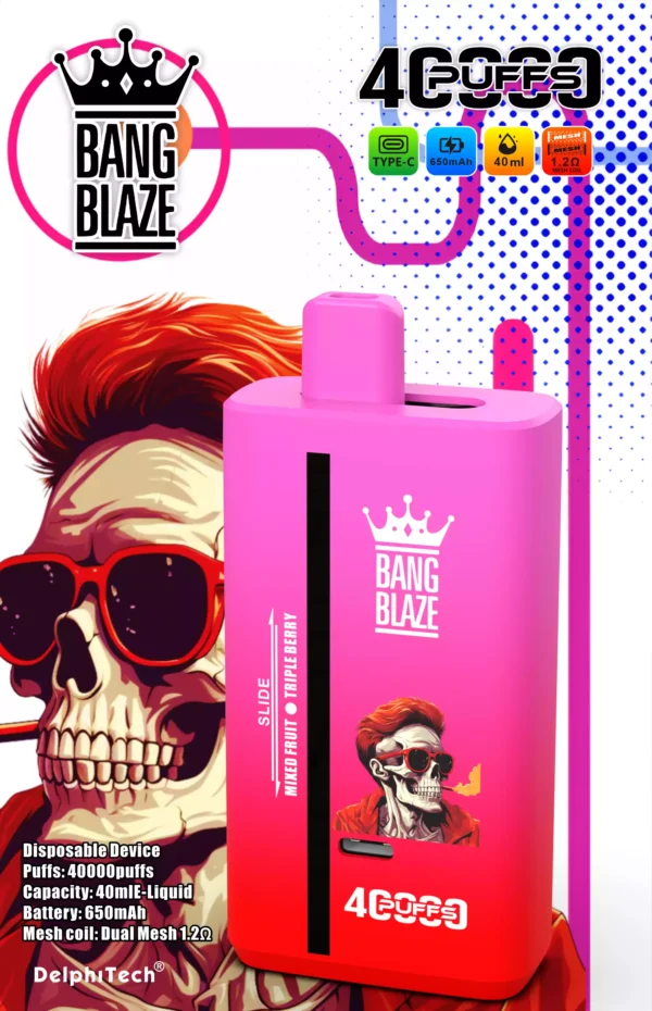 New Bang Blaze 40000 Bk40s Disposable Vape With 0 2 3 5 Nicotine And Adjustable Airflow Wholesale Options Available 7 scaled