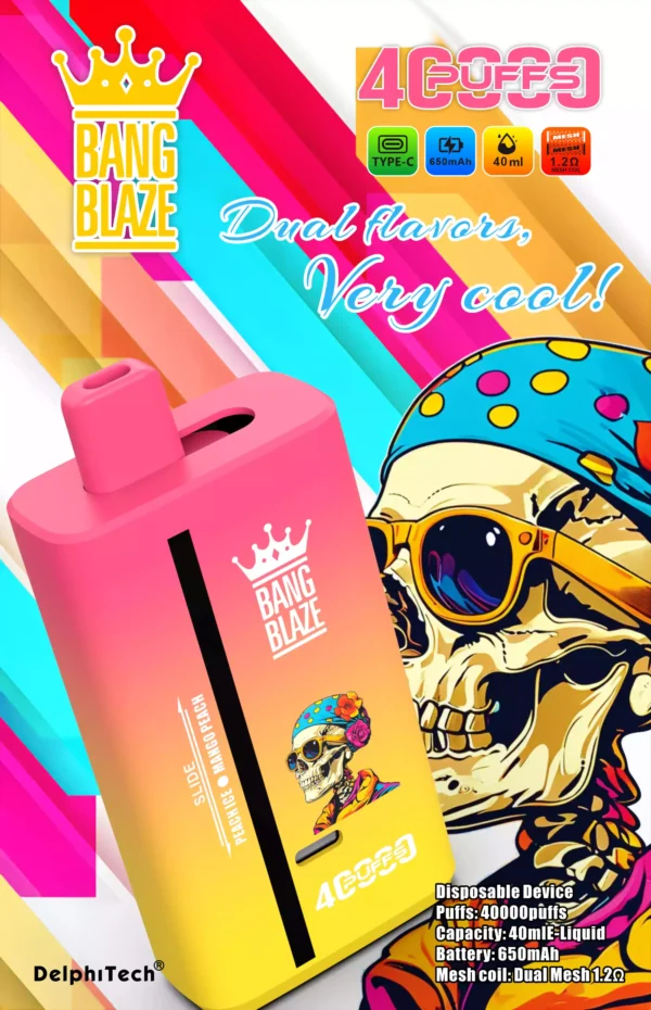 New Bang Blaze 40000 Bk40s Disposable Vape With 0 2 3 5 Nicotine And Adjustable Airflow Wholesale Options Available 8 scaled