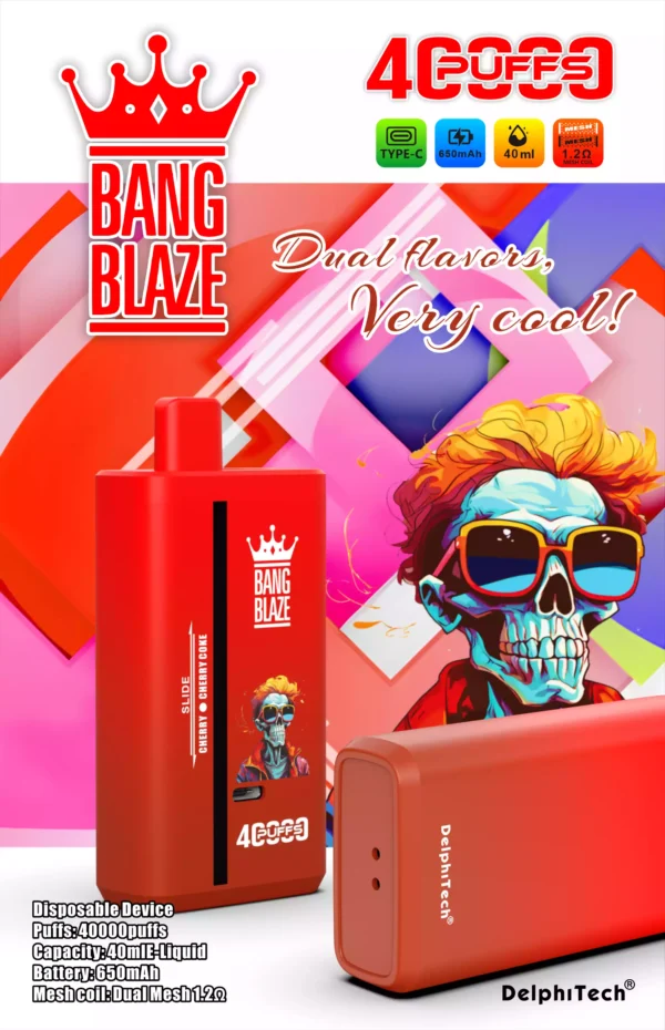 New Bang Blaze 40000 Bk40s Disposable Vape With 0 2 3 5 Nicotine And Adjustable Airflow Wholesale Options Available 9 scaled