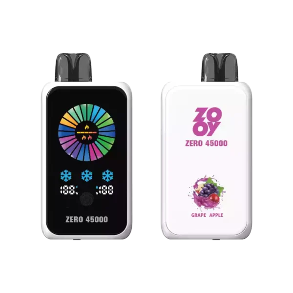 Superior ZOOY ZERO 45000 Puffs Disposable Vape With Built In Smart Display And Nicotine Adjustment Screen Bulk Purchase Wholesale Disposable Vape 8