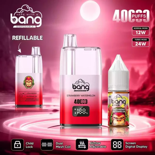 Wholesale BANG 40K B40S Disposable Vape 0 2 3 5 Nicotine 650mAh Battery with Type C for Bulk Buying 9